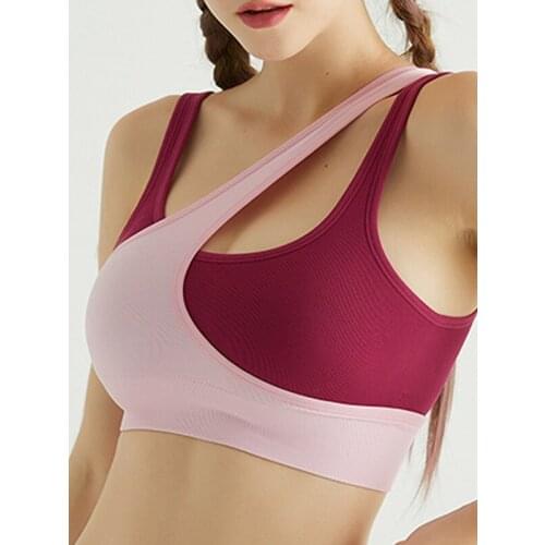 Sports Cross Strap Bra Beauty Back Underwear Gather Yoga Running Bra Shockproof Underwear Gym Bralette