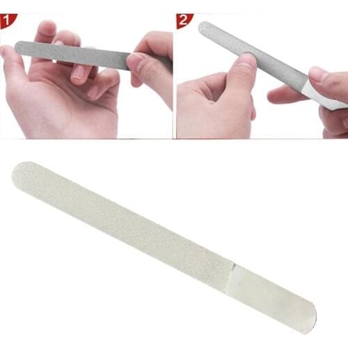 Stainless Steel Nail Files High Quality Buffer Sanding Nail Nail Pedicure Sand Grind Art Manicur Blocks Grinding Polishing S6A5