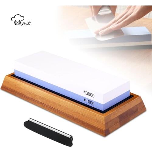 Knife Sharpener Whetstone Professional Sharpening Stones Grinding Stone Oilstone Honing Tool 240 400 600 800 1000 6000# Grit