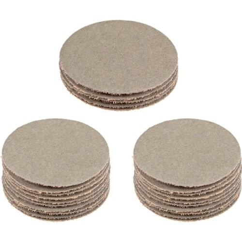 Uxcell 25 Pcs 1-Inch Hook and Loop Sanding Disc Wet / Dry Silicon Carbide 10000 Grit for Polishing Furniture, Wood, Metal