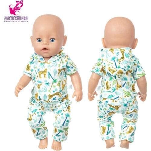 18 Inch Girls Doll Summer Clothes Hoody Coat For Reborn Baby Dolls Clothes Kids Girl Gifts