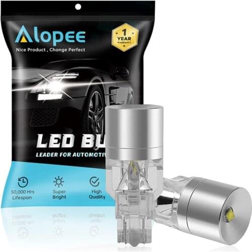 2Pack 921 912 W16W T15 12V Non-Polarity CREE Chipsets 4 SMD LED Bulb For Backup Reverse Light Third Brake Bulb,Xenon White 6000K