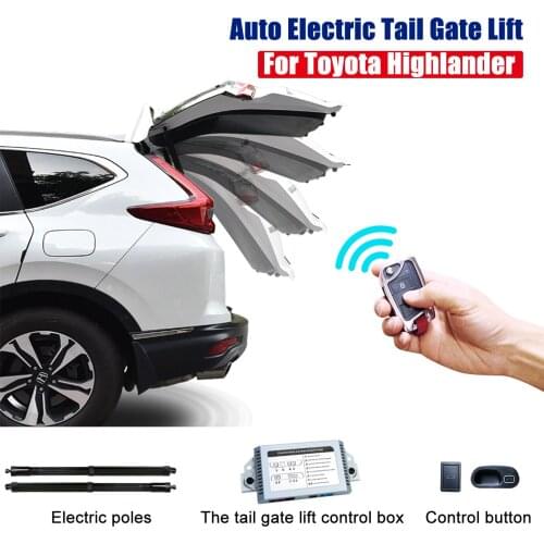 Car Tail gate For Toyota Highlander 2015+Smart Auto Electric Rear Lift Remote Control Drive Seat Button Control Set Easy install
