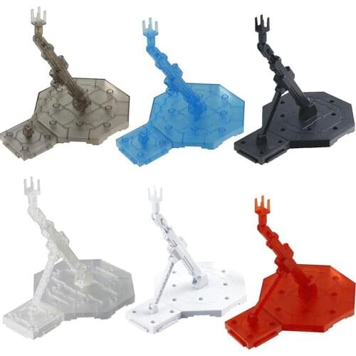 Besegad 5PCS Universal Adjustable Assembly Action Figure Model Display Stand Holder Base Bracket for MG HG BB Gundam Toy