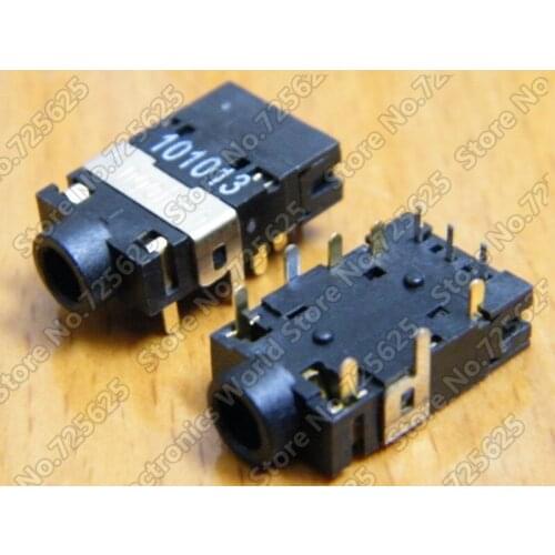 Free shipping 10 Pcs new Notebook audio connector / headphone jack / laptop Audio Jack for ASUS / Acer / HP / Toshiba etc