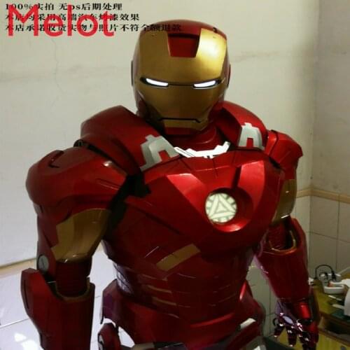 Custom 1/1 Mark Mk7 Armour for Iron Man Armor Wearable Full Body Live Helmet Statue The perfect outfit for Halloween