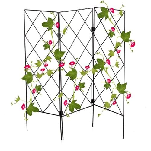 Flower Support Frame Climbing Rack Garden Stand Trellises Plant Decor For Cucumber Vegetables Door Curtain Ornament
