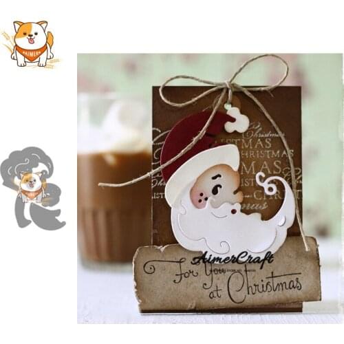 Santa Claus Christmas Metal Cutting Dies Scrapbooking Stencil For DIY Paper Card Decorative Embossing Die Cut Craft Die New 2019