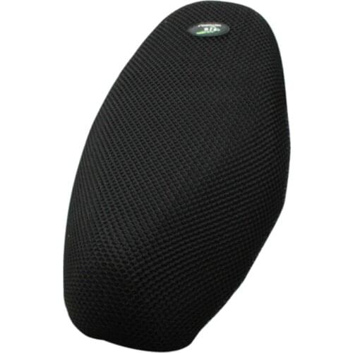 Breathable 3D Motorcycle Electric Bike Net Seat Cover Cooling Protector M Easy To Install