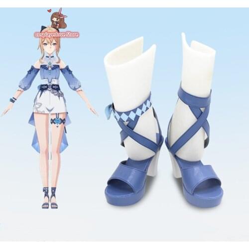 Genshin Impact Sea Breeze Cosplay Costumes Shoes Boots Custom Made For You