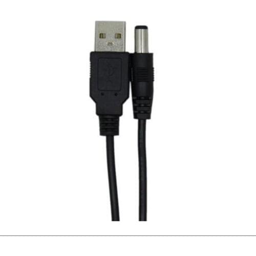 LBSC USB to 5.5 mm/2.1 mm 5 Volt DC Barrel Jack Power Cable - 1M