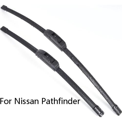 Car Windshield Wiper Blades For Nissan Pathfinder R51 R52 from 2005 to 2018 Car Windscreen wiper Rubber