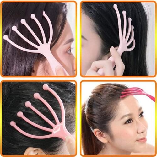 Scalp Massager Portable Hand Held SPA Head Massager for Deep Relaxation & Stress Reduction in the Office Home SPA