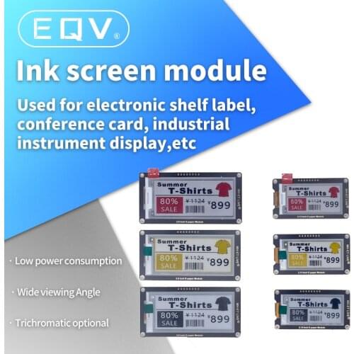 2.13" 2.13 2.9" 2.9 Inch Epaper Module E-paper E-Ink EInk Display Screen SPI Support For Arduino UNO STM32 Raspberry PI ESP32