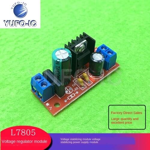 Free Ship 1PCS L7805 LM7805 Regulator Module 5V Stabilized Voltage Power Supply Module AC-DC Dual-Use