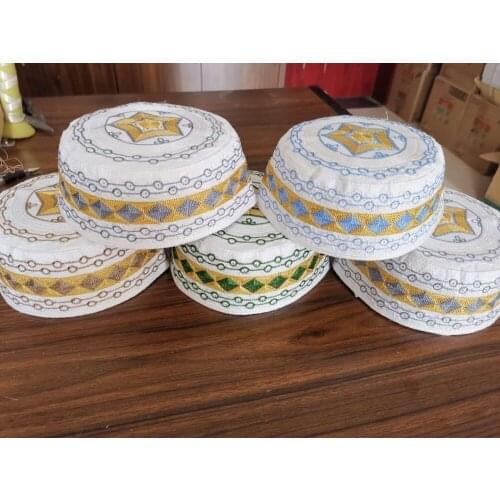 Mens Muslim Islamic Jewish Prayer Caps Turbante Indiano Bonnet Kippot Kippah Arab Musulman Hats Hombre Saudi Arabia Kipa Caps