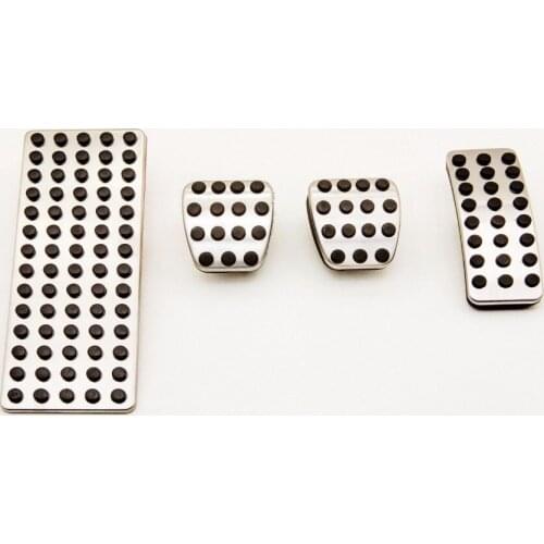 Non-slip MT NO DRILL 4 Set Steel Pedal Fit For Mercedes-Benz 2006-2016 Benz W164 W166 X164 X166 W251