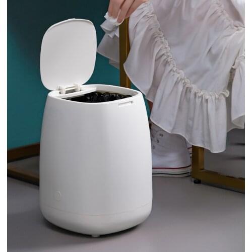 Nordic Style Trash Can Light Luxury Living Room Creative Simple Press Waste Bins Bedroom Cubo Basura Household Products DG50WB