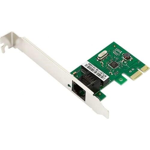 Gigabit Ethernet LAN PCI Express PCI-e Network Controller Card Small plate RTL8111E chipest
