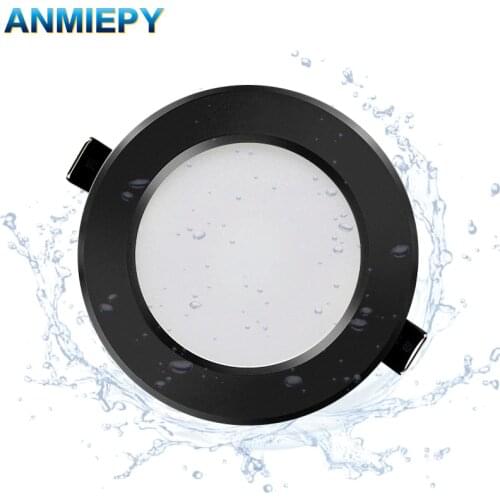 LED Downlight 220V 230V Waterproof Ceiling Lamp 3w 5w 7w 9w12w15w 18W Aluminum Recessed Downlights Round Led Panel Light Indoor