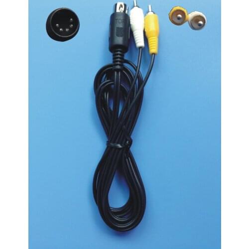 Top Selling 6ft A/V Cable FOR Drive MD 1 For Master System 1 RCA Phono AV Video Lead Cable For Sega Mega 1