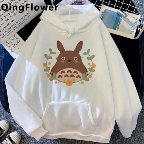 Totoro Studio Ghibli Miyazaki Hayao hoodies female anime streetwear 2021 plus size female hoddies 2020 anime