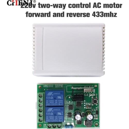 433Mhz Remote Control Switch for Light,Door, Garage Universal Remote AC 85V ~ 250V 110V 220V 2CH Relay Receiver and Controller
