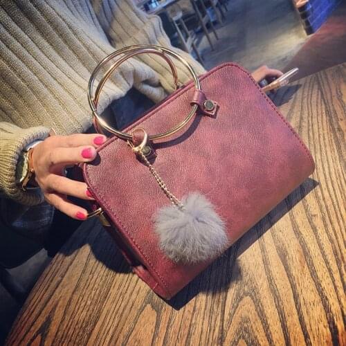 Ring Womens Handbag 2021 New Spring Summer Pu Leather Flap Shoulder Bags for Woman Crossbody Messenger Female Bag