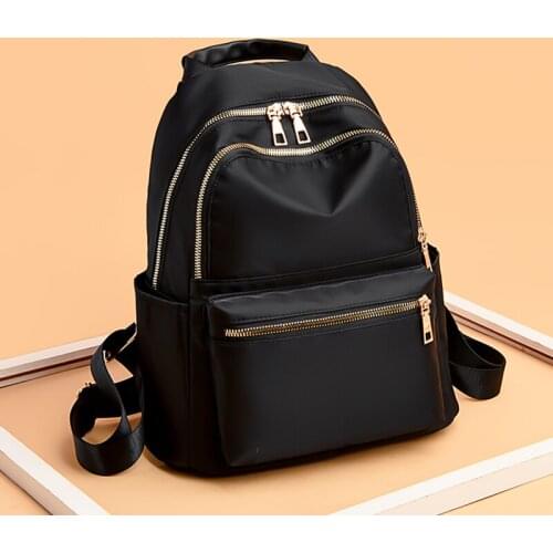 Women Backpack School Bags for Teenager Girls Nylon Bagpack Ladies Mochila Female Backpack Fashion Pack Womens Cloth Daypack