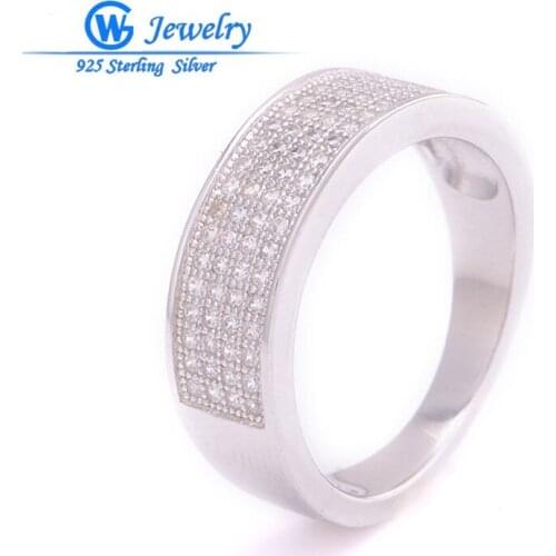 GW Fashion Jewelry 925 Sterling Silver Rings for Women Brand Ring With Natural Stone FRITV005BH50