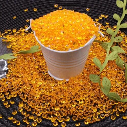 10000Pcs/Bag 4.2mm 1/3Carat Crystal Clear Diamond Confetti Wedding Table Scatter Decoration bridal shower wedding decoration