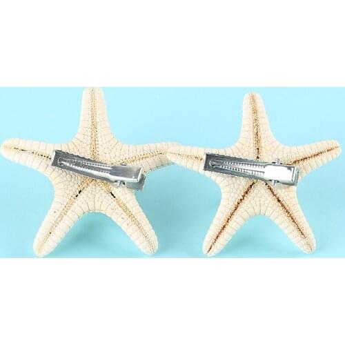 2PCS Starfish Sea Star Hairpin Elegant Hair Clip Hairgrips Headwear Styling Tools Accessories Headdress Jewelry For Women Girls