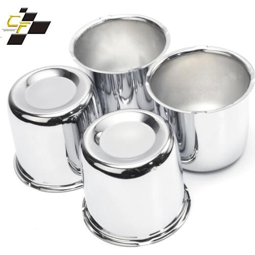 4pcs Car Wheel Push Through Center Caps Hub Fit For 3.31" Trailer/Truck Rims Center Bore 3.19" Tall Center Bore Truck Wheels Rim