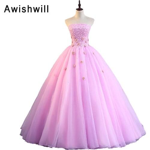 Real Photos Ball Gown Prom Dresses Flowers Floral Elegant Evening Dresses Floor Length Party Gown Evening Gowns Vestidos de Gala