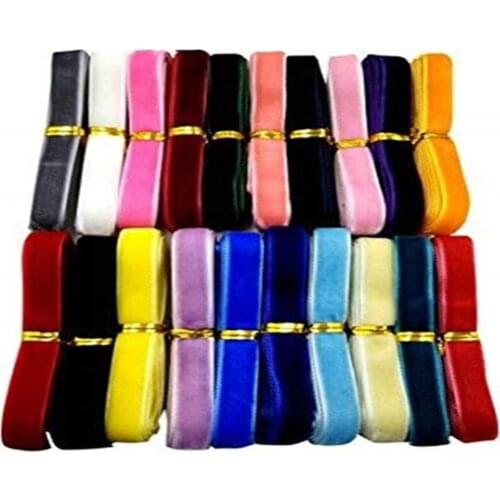 3/8" (10mm)Velvet Ribbon for Weeding Party Decorations Gift Wrapping Bows Making 5yards