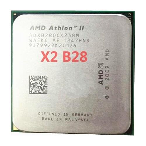 Free shipping AMD Athlon II X2 B28 3.4 GHz dual-core CPU Processor ADXB280CK23GM Socket AM3