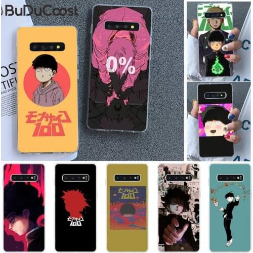 Diseny Mob psycho 100 Shigeo Kageyama anime Phone Case for Samsung S20 plus Ultra S6 S7 edge S8 S9 plus S10 5G lite 2020
