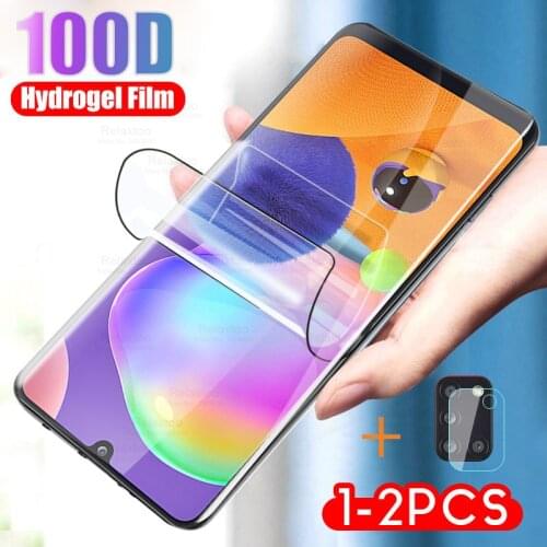 1-2pcs lens screen protector hydrogel film for Samsung A31 A 31 Protect glas for Samsung A 31 31a samsun Galax A31 protect film