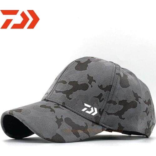 2021 DAIWA Summer Men Lady UV Protection Peaked Cap Fishing Cap Outdoor Sports cap Quick-drying Camouflage Sunscreen Hat
