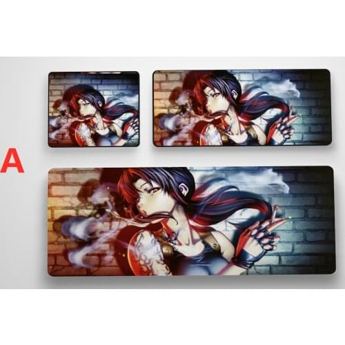 Revy Black Lagoon Hansel Gretel Anime Game Mouse Pad Profession PC Large Mats