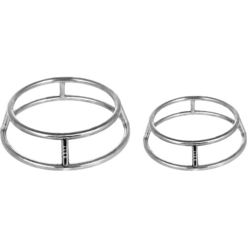 Round Heat Insulation Stainless Steel Pot Rack Anti-scalding Pan Holder Kitchen Heat Insulation Cooling Dish Potholders Gadget