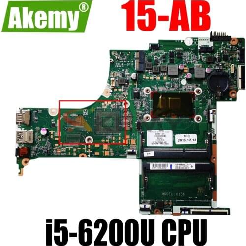 For HP PAVILION 15-AB Laptop Motherboard 830597-601 830597-501 830597-001 With i5-6200U DAX1BDMB6F0 100% fully tested