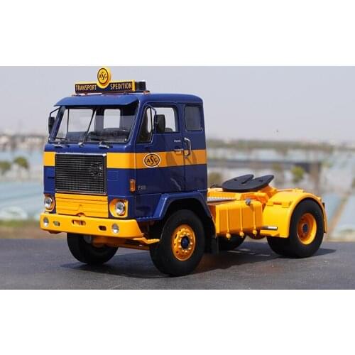 Original factory 1:18 KK F88 Diecast tractor truck model for collection, promotional gift