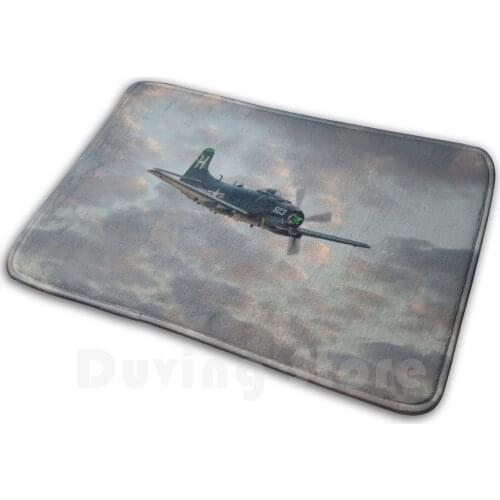 Douglas A-1 Skyraider Carpet Mat Rug Cushion Soft Skyraider Douglas A1 Usn United States Navy Plane Airplane Airplane