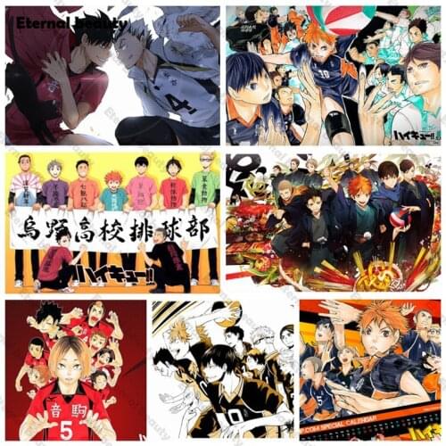 Anime Club Diamond Painting Kit 5D Full Drill Wall Picture Embroidery Cross Stitch College Baseball Department Home Decoration