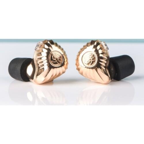 TFZ KING RS HIFI IEM Earphones, Hybrid 4nd Driver Unit Gold Diaphragm In Ear Earphone,Electrolytic Copper CNC Shell