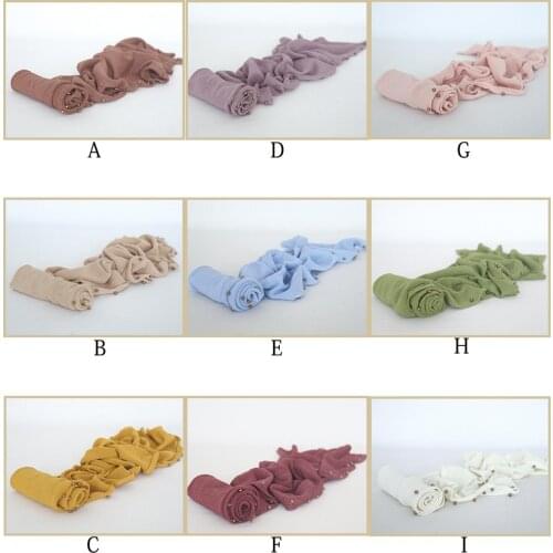 Stretch Knit Wrap Newborn Jersey Wrap Photography Props Baby Sweater Layer Infant Swaddle Cocoon Photo Shoot