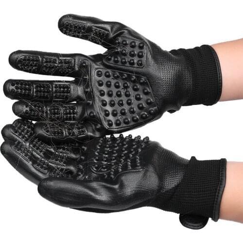 Pet Grooming Glove For Cat Dog Hair Remove Glove Dog Cleaning Brush Animal Massage Silicone Glove For Cat Hair Remover Brush 2