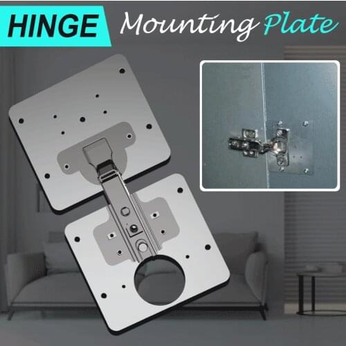 Hinge Repair Plate Cabinet Furniture Drawer Window Plate Repair Stainless Steel Hinger Connector Accessories