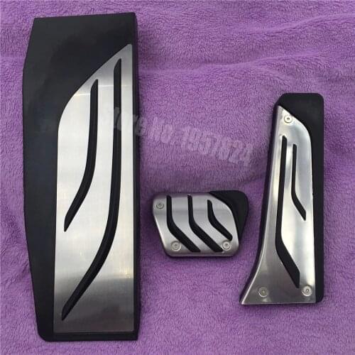 DEE Gas Footrest Modify Pedal Plate Pad AT For BMW New 1 2 3 4 5 6 7 series GT X3 X4 X5 X6 Z4 F30 F31 F34 E70 E71 E72 F15